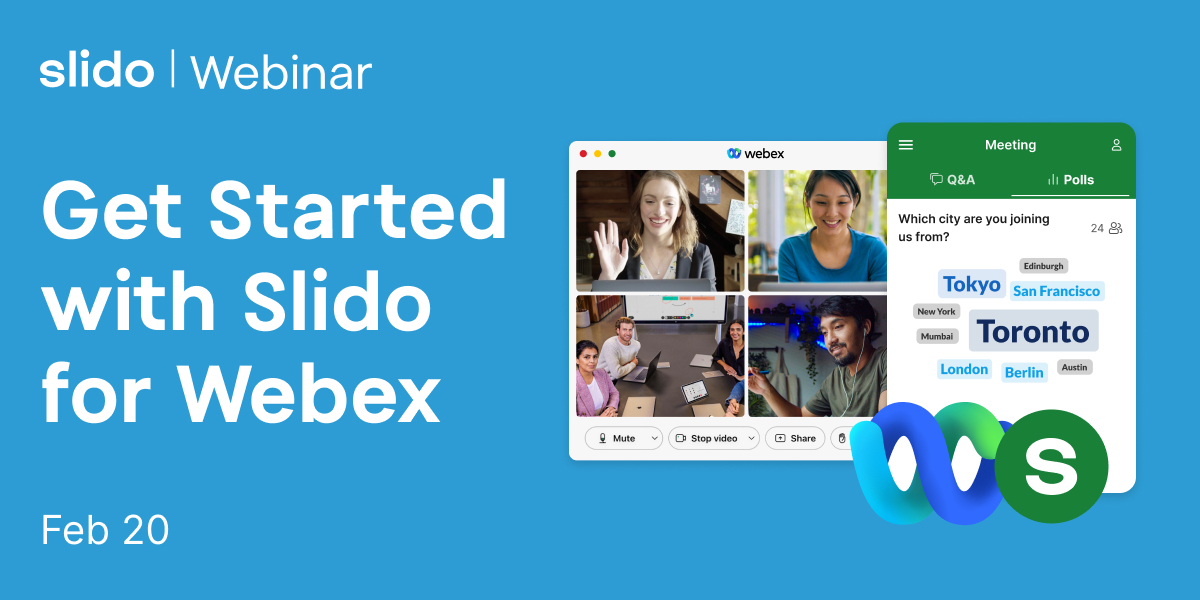 Get Started with Slido for Webex